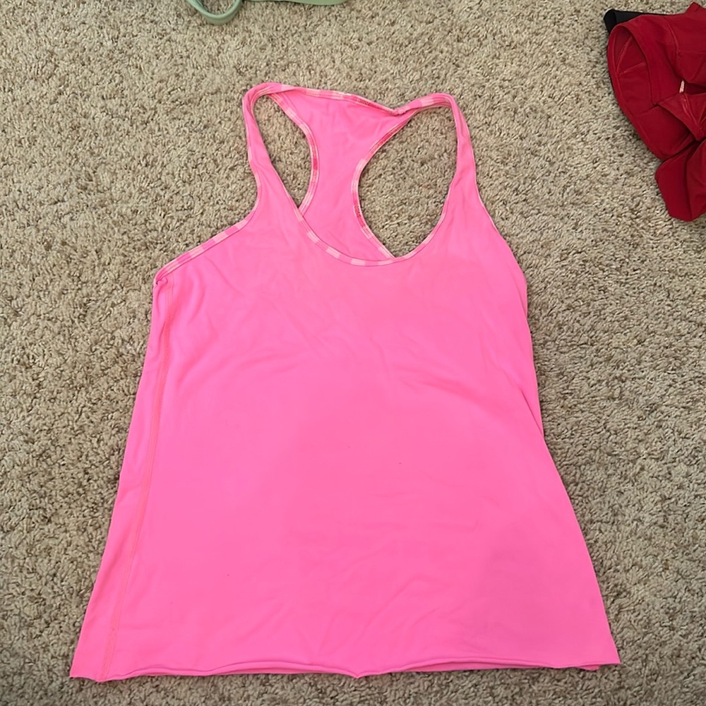 Pink Lululemon tank